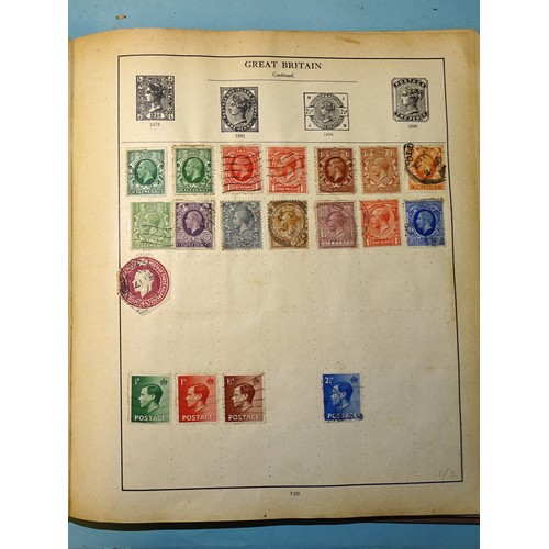 68 - A quantity of stamps in albums and loose, including a Strand album.