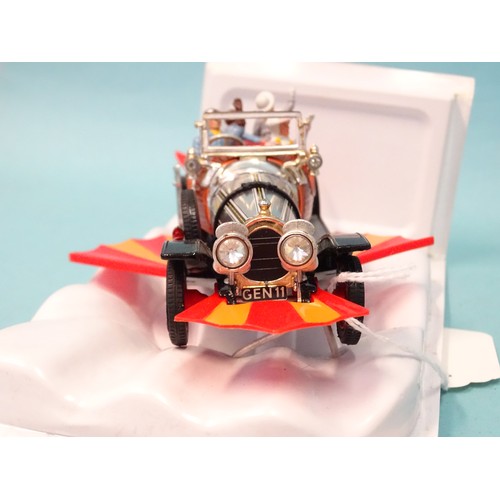 244 - Corgi Toys, no.266 Chitty Chitty Bang Bang, with four figures, front, side and rear wings, boxed wit... 