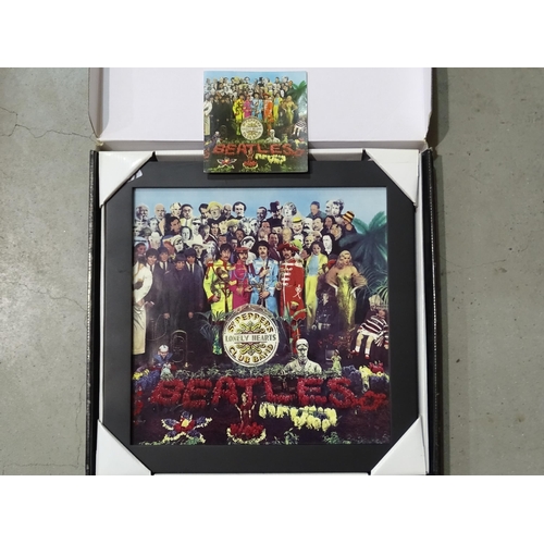 81 - A Coalport Characters The Beatles special numbered edition plaque 'SGT Pepper's Lonely Hearts Club B... 