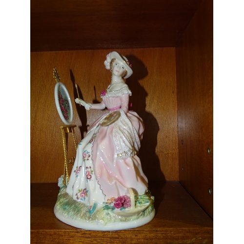 88 - A set of four limited-edition Royal Worcester figurines from 'The Graceful Arts' series by Maureen H... 