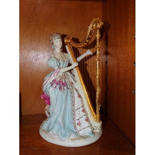 88 - A set of four limited-edition Royal Worcester figurines from 'The Graceful Arts' series by Maureen H... 