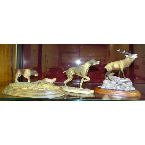 92 - A Border Fine Arts model of a German pointer signed 