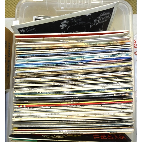 100 - A collection of LP records, various genres, (a/f), including a 