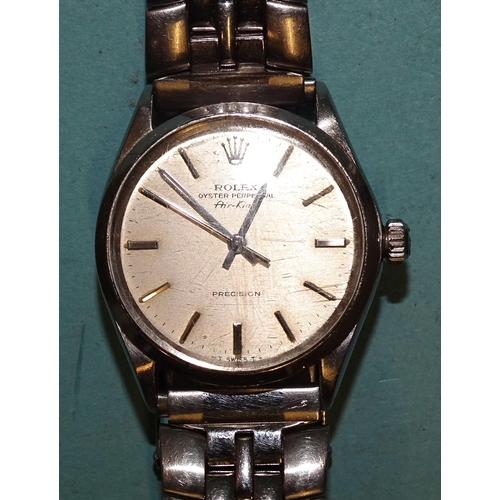 305 - Rolex, an Oyster Perpetual Air-King Precision wrist watch, ref: 5500, no.2458323, c1968, the signed ... 