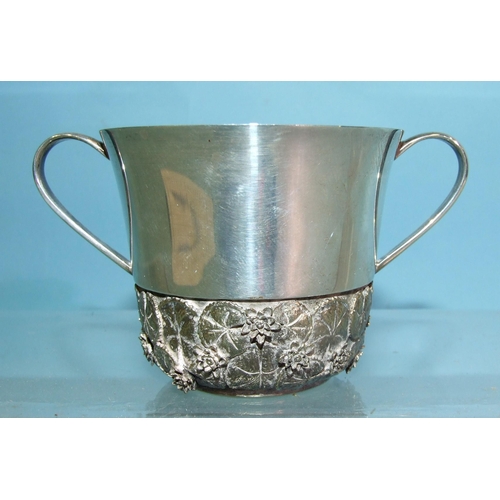 459 - An Elizabeth II silver commemorative porringer for 