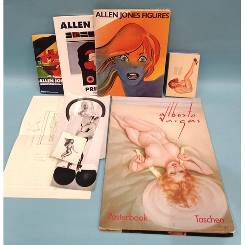 14 - Jones (Allen), Allen Jones Figures, illus, bds, 4to, 1969, 1st edn; Allen Jones Prints, bds, 4to, 19... 