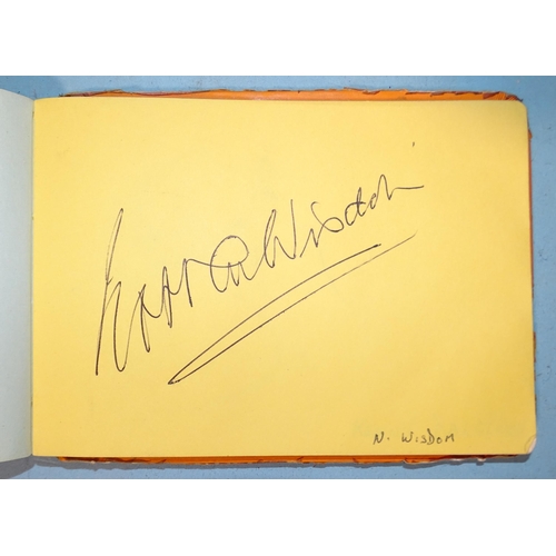 175 - A small autograph book containing autographs of George Best, Kevin Keegan, Ron Greenwood, Kenny Dalg... 