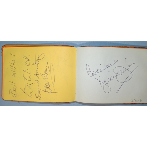 175 - A small autograph book containing autographs of George Best, Kevin Keegan, Ron Greenwood, Kenny Dalg... 