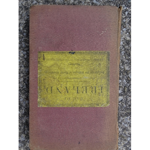 179 - Stanford (Edward), Map of Ireland 1857, hand col, later annotated with lifeboats, coastguard station... 