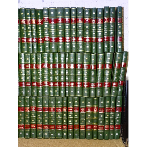 18 - Christie (Agatha), 75 volumes, all rebound hf green mor gt, 8vo, approximately twenty-seven 1950's/6... 