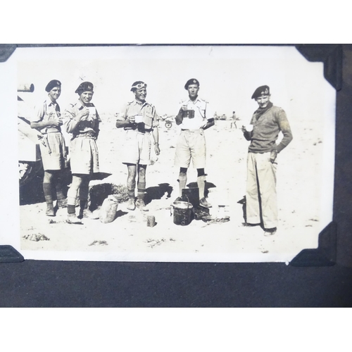 195 - An album of approximately 80 photographs of the Army, mainly first half of the 20th century.... 