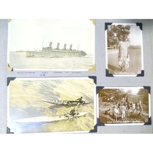 197 - A quantity of mainly WWII naval photographs of HMS Nelson, Scapa Flow, Gibraltar and Rosyth 1942, SS... 