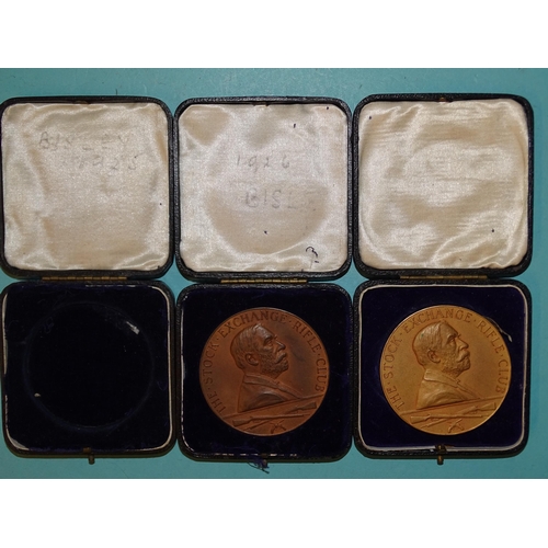 199 - A WWI pair awarded to 2829 C SJT H. C. Denning R Fus: British War and Victory medals, two Stock Exch... 