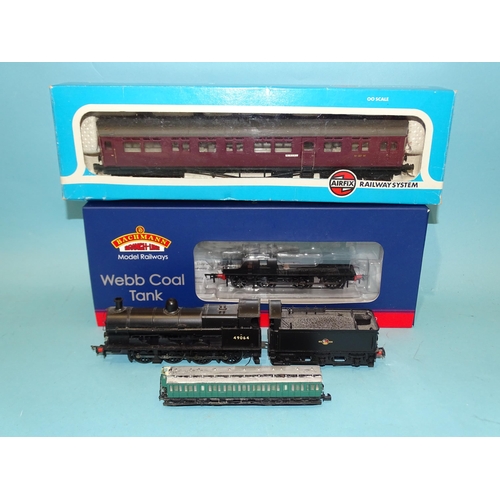 263 - Bachmann, 35-052 Webb Coal Tank, (boxed), 31475A, Class G2A 0-4-0 locomotive and tender, (no box), a... 