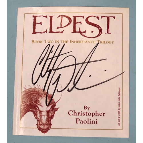 33 - Paolini (Christopher), Brisingr, no.1183 of signed ltd edn of 1500, cl, slip case, 8vo, 1st edn 2008... 