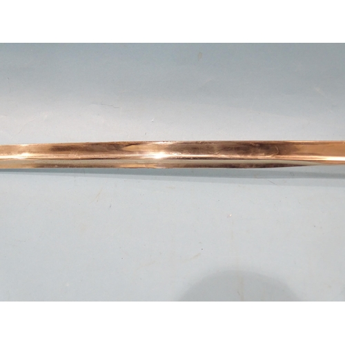 356 - A WWII German Kriegsmarine officer's dress sword by E & F Horster, Solingen, with white celluloi... 