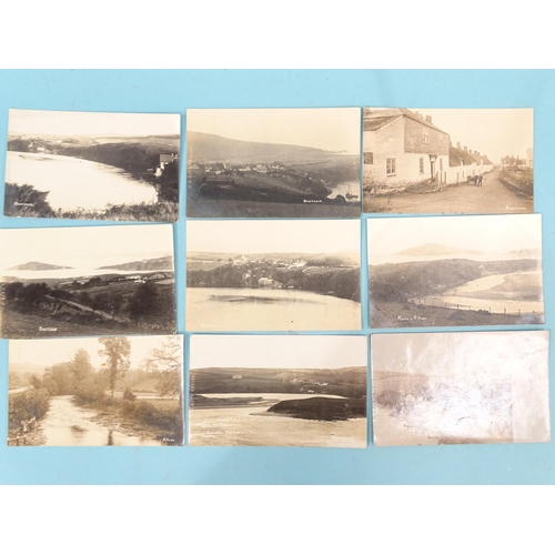 65 - Twelve W R Gay RP postcards of Bantham and the mouth of the River Avon.... 