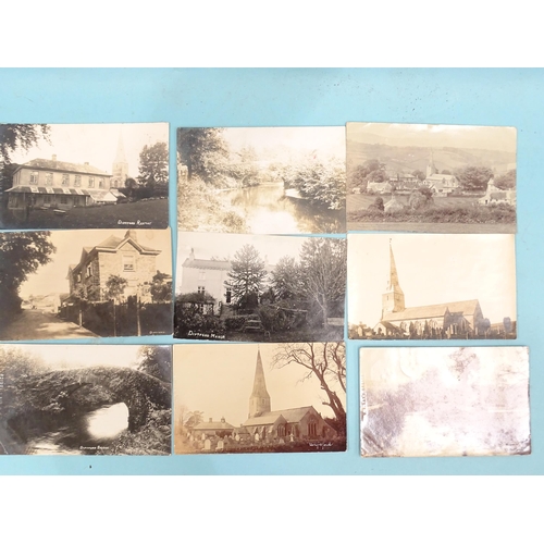 81 - Nineteen W R Gay RP postcards of Diptford, including the Rising Sun Inn with Norman Baker's van, rec... 