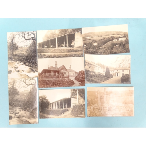 82 - Nine W R Gay RP postcards of the Devon and Cornwall Sanatorium at Didworthy, including the bungalow ... 