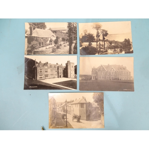 96 - Thirteen W R Gay RP postcards of Kingsbridge area, including Wood Barton Monastery (x4), Bowringslei... 