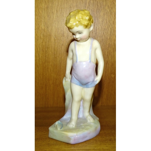 107 - A Royal Doulton child figurine 'Do you ever wonder where fairies are that folks declare have vanishe... 