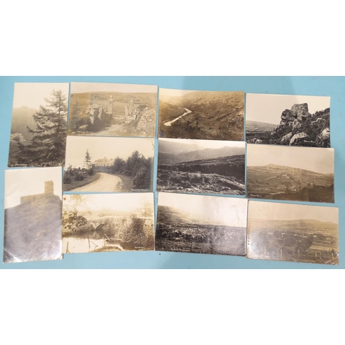 46 - Forty-four W R Gay RP postcards of Dartmoor, including Burrator, Cadover Bridge, Dousland, Brent Hil... 