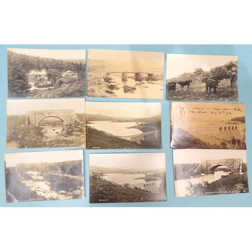 46 - Forty-four W R Gay RP postcards of Dartmoor, including Burrator, Cadover Bridge, Dousland, Brent Hil... 