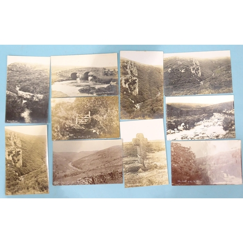 46 - Forty-four W R Gay RP postcards of Dartmoor, including Burrator, Cadover Bridge, Dousland, Brent Hil... 