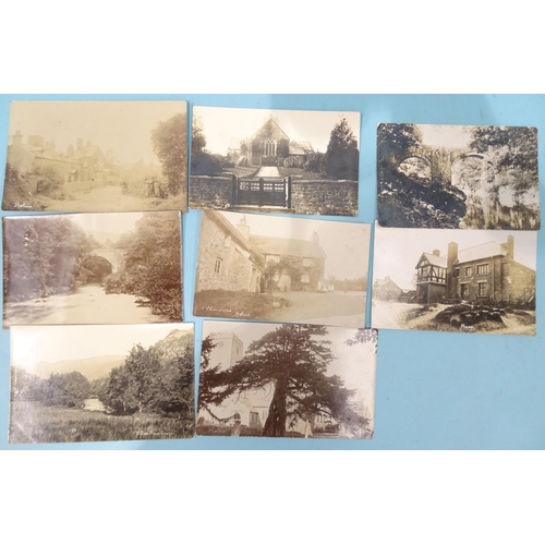 47 - Eighteen W R Gay RP postcards of Dartmoor, including Hexworthy, Huccaby, Watersmeet and Virtuous Lad... 