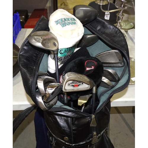 30 - A set of Calloway 'Big Bertha' golf irons: 3,4,5,6,7,8,9,P,S, Driver, Heaven wood, 3 wood, Divine 9 ... 