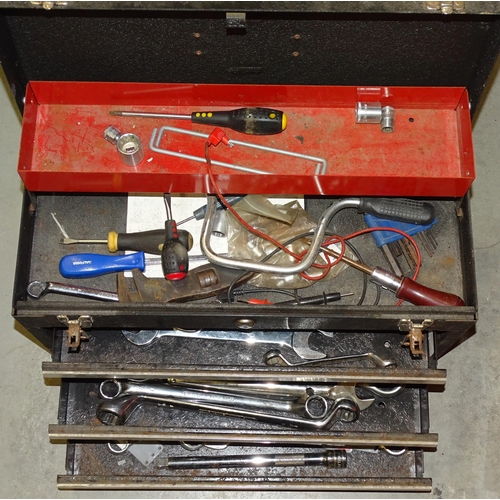 31 - A selection of engineering and other tools in five tool boxes.