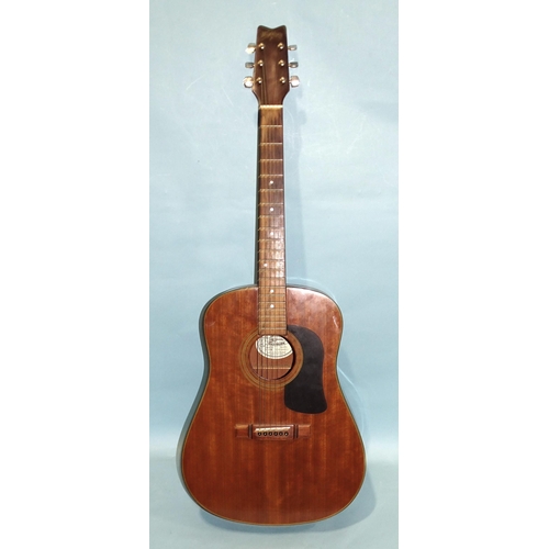 523 - A George Washburn acoustic guitar, model D10M, serial no.S206000023.