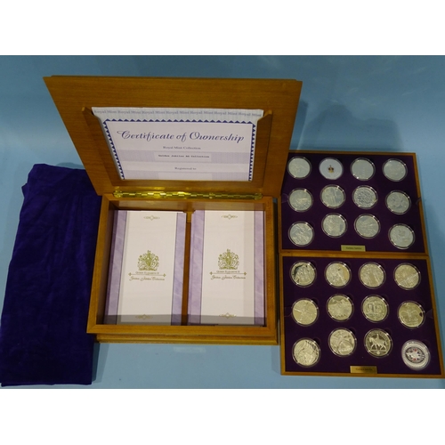 131 - The Royal Mint, 'The Queen Elizabeth II Golden Jubilee Twenty-Four Silver Proof Crown Collection', i... 