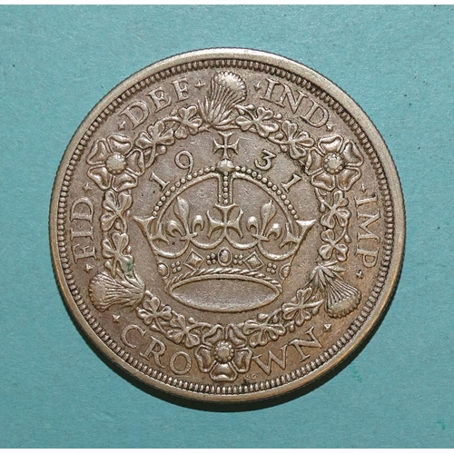 152 - A George V (1910-36) 1931 'Wreath' crown.