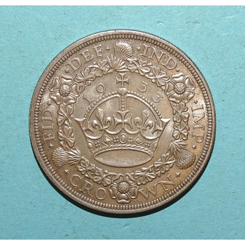 154 - A George V (1910-36) 1933 'Wreath' crown.