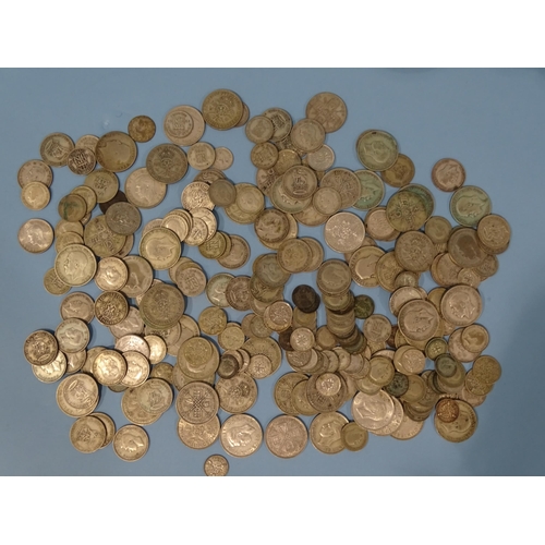 185 - A collection of British 1920-1946 silver coinage, including florins (x54), shillings (x63), sixpence... 