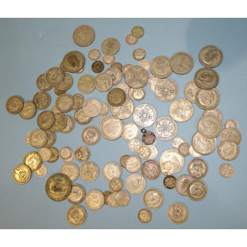 209 - A collection of British pre-1947 silver coinage, 520g.