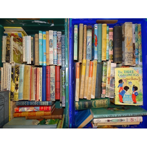 22 - A large collection of children's novels by Enid Blyton, R M Ballantyne, Beatrix Potter, Alison Uttle... 