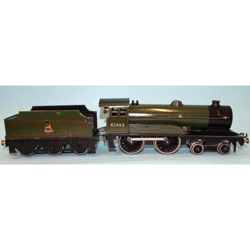 246 - Bassett Lowke, O gauge, 3313/0 4-4-0 c/w BR locomotive and tender 