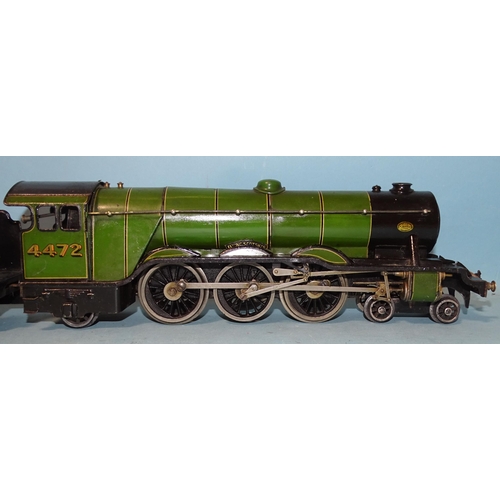 247 - Bassett Lowke, O gauge, 4-6-2 LNER  locomotive and tender, C/W, 