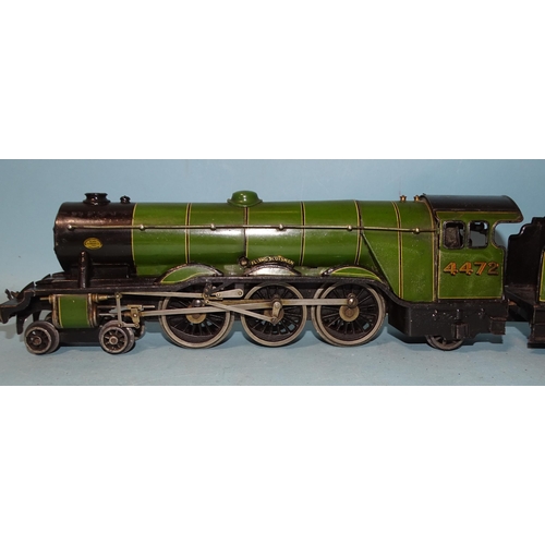 247 - Bassett Lowke, O gauge, 4-6-2 LNER  locomotive and tender, C/W, 