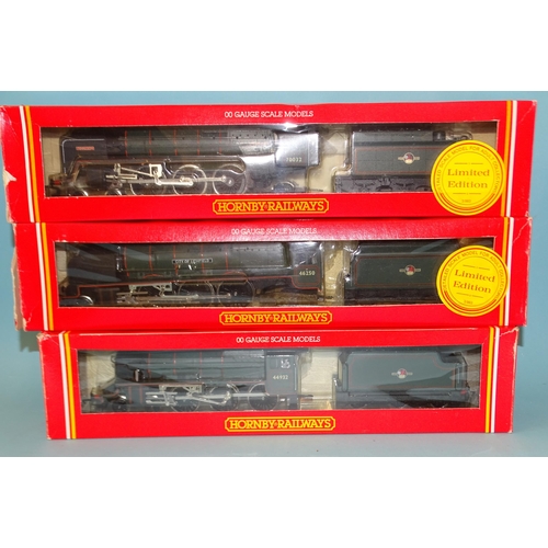 250 - Hornby OO gauge, two limited-edition locomotives, R378 Britannia Class BR 4-6-2 