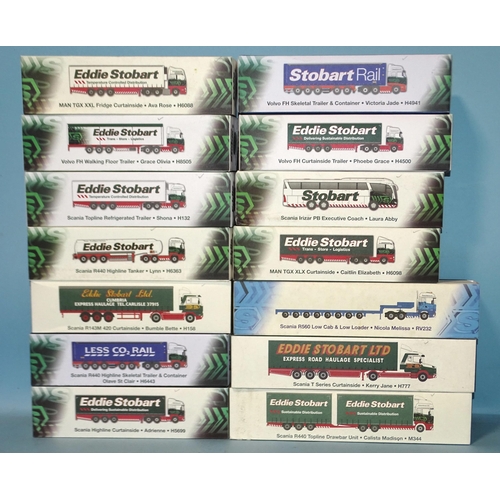 267 - Atlas Editions, fourteen boxed Eddie Stobart Ltd special-edition collectors' models, (14).... 