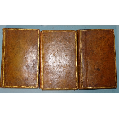 27 - Leland (Thomas), The History of Ireland, three vols, cf gt, repaired, 8vo, Brett Smith, Dublin, 1814... 