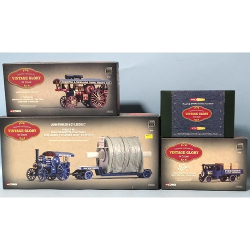 274 - Corgi, Vintage Glory of Steam, cc20204, 80101, 80102 and 80205, (all boxed), (4).