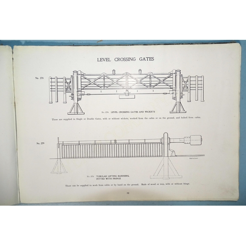 28 - Railway interest, a Tyer & Co. Ltd catalogue and pamphlets dated 1913 detailing railway signalli... 