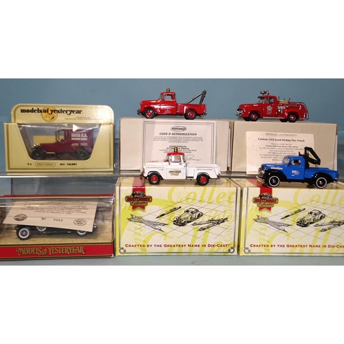 300 - Matchbox, Models of Yesteryear, six Code 2 USA models: Y-5 MICA 2005, YY014A limited-edition 250, YJ... 