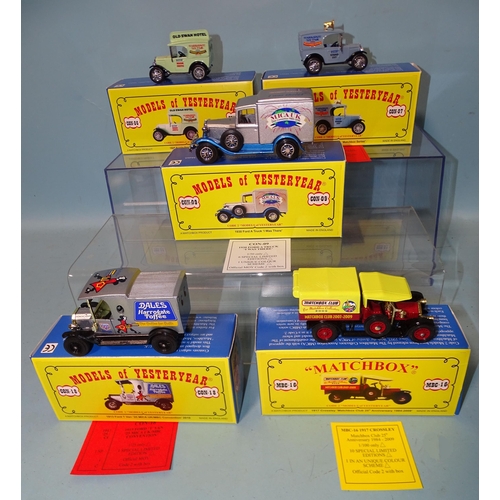 308 - Matchbox, Models of Yesteryear, Code 2 convention limited-edition models: CON-06 (1/30), CON-07 (1/3... 