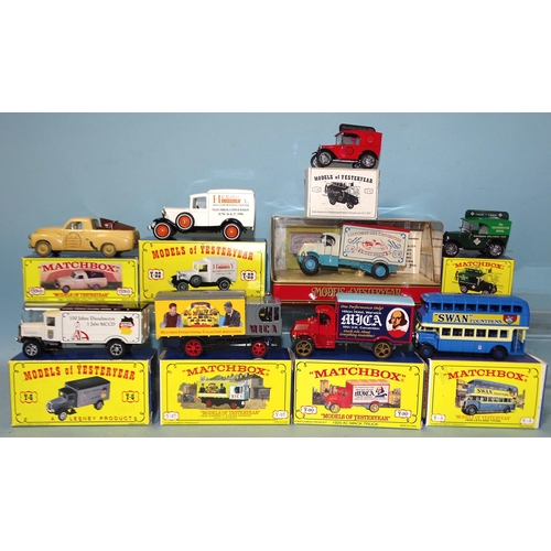 345 - Matchbox, Models of Yesteryear, Code 2 promotionals, including 