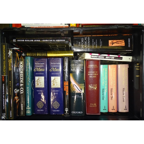 36 - A quantity of books on music, classical and theatrical.